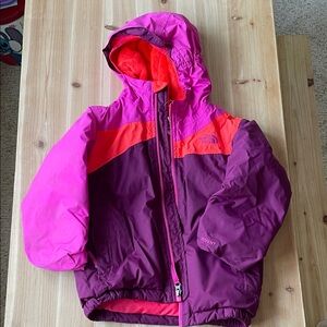 The North Face Kids Pink and Purple Winter Jacket 5